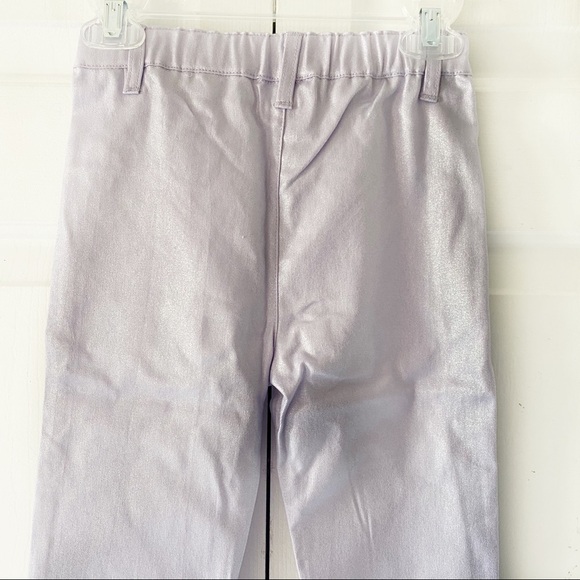 Hello Kitty Girls Purple Sparly Metallic Pants 6 - Picture 13 of 13